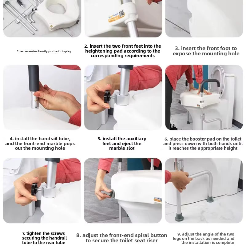 Toiletverhoger met Armleuningen – Makkelijker Opstaan van het Toilet