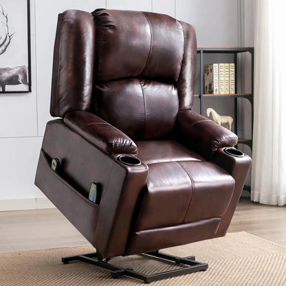 COMHOMA Elektrische Sta-op Fauteuil met Massage & Relaxfunctie