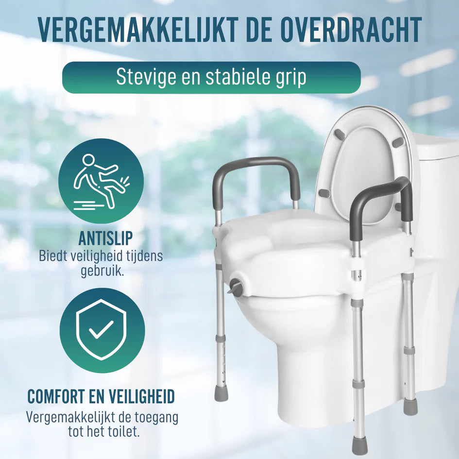 Toiletverhoger met Armleuningen – Makkelijker Opstaan van het Toilet