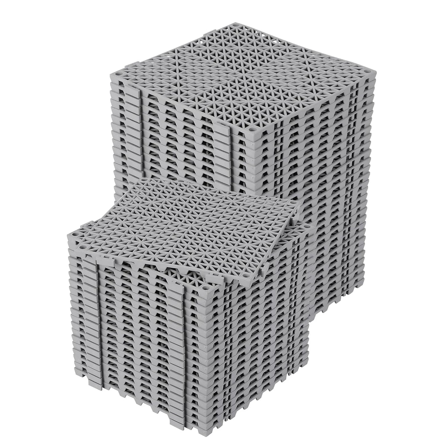 Antislip Tegelmatten 30x30 cm Set van 50 – Sneldrogend & Waterafvoerend voor de Badkamer