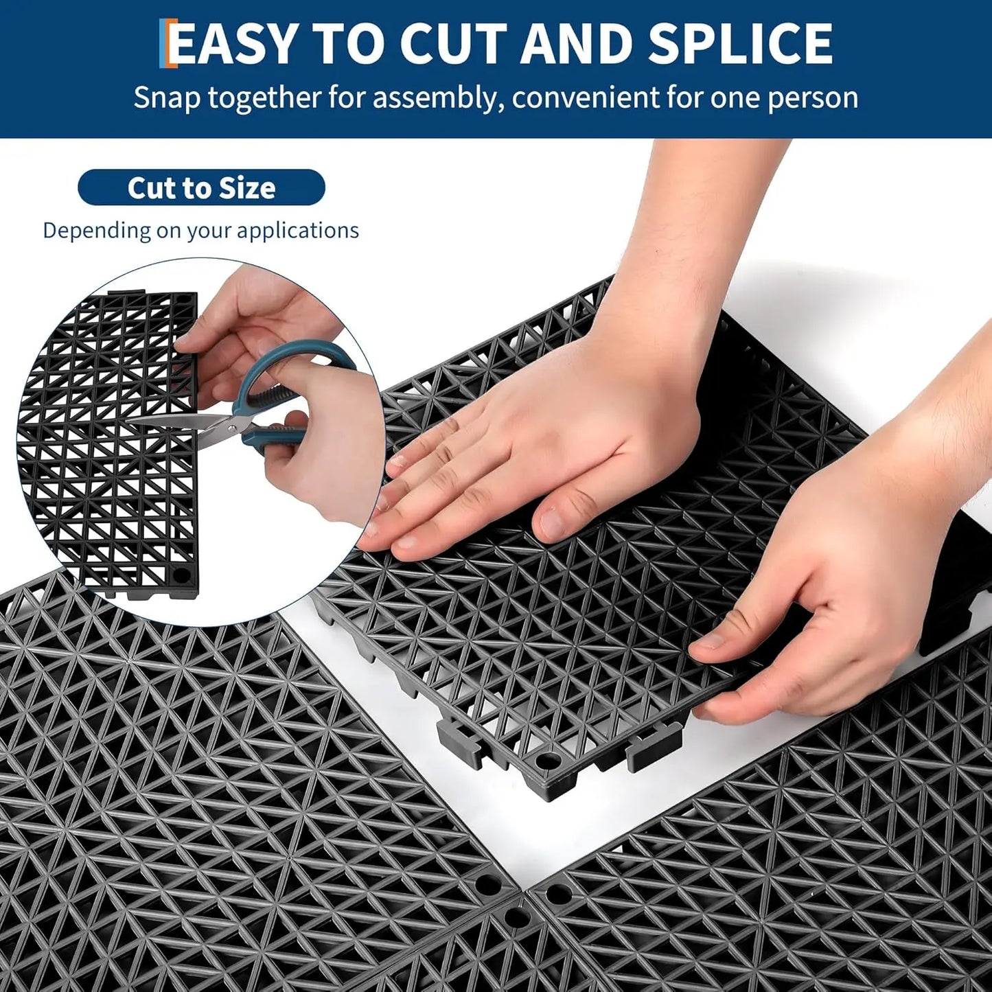 Antislip Tegelmatten 30x30 cm Set van 50 – Sneldrogend & Waterafvoerend voor de Badkamer