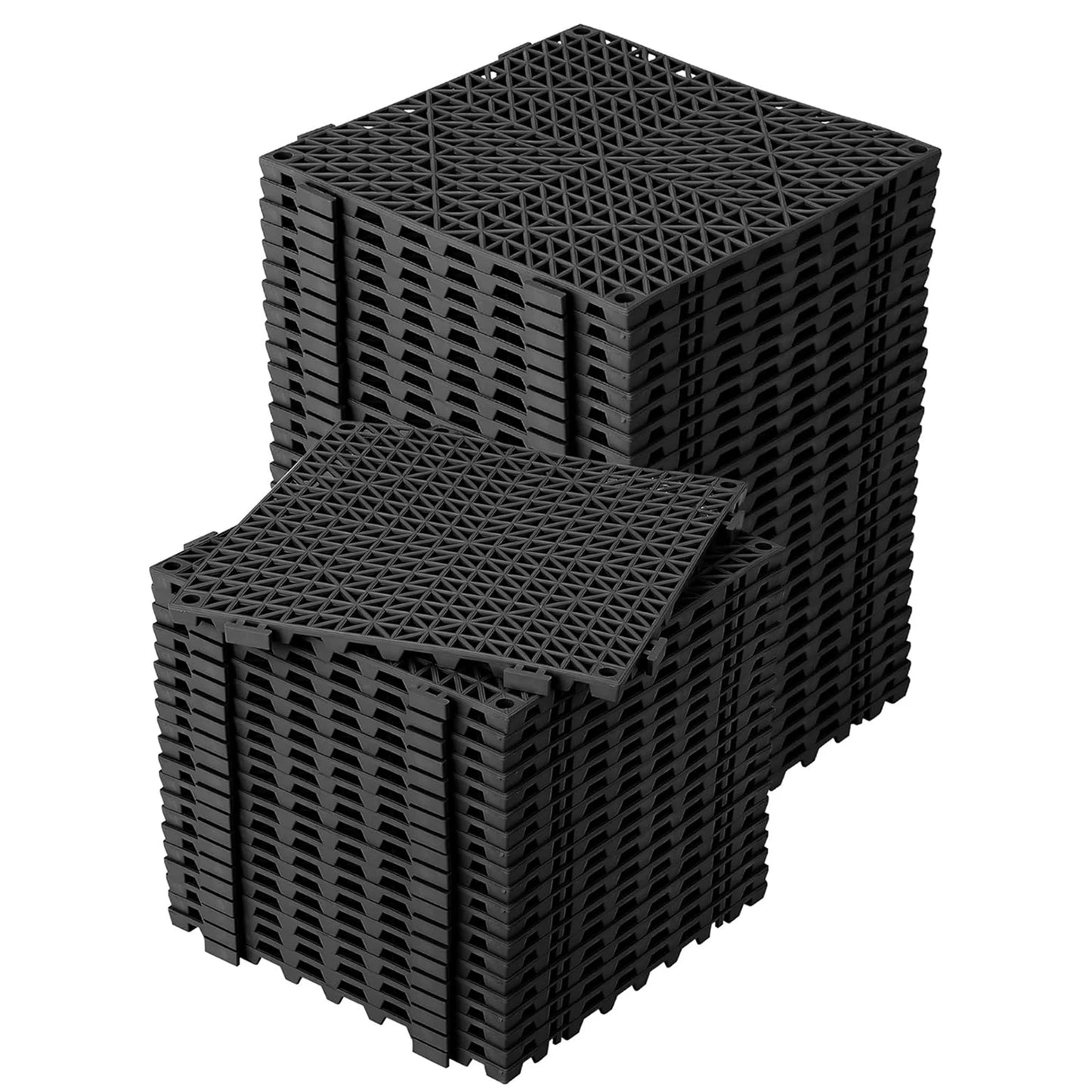 Antislip Tegelmatten 30x30 cm Set van 50 – Sneldrogend & Waterafvoerend voor de Badkamer