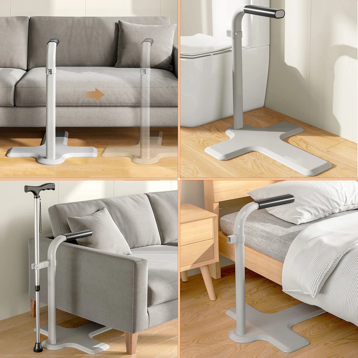 Mobiele Opsta- en Loopsteun voor Thuisgebruik – Verstelbaar & Antislip