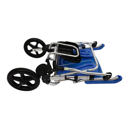 Mobiele douche- en toiletstoel met wielen – 3-in-1 hulpmiddel voor veilig wassen en toiletgebruik