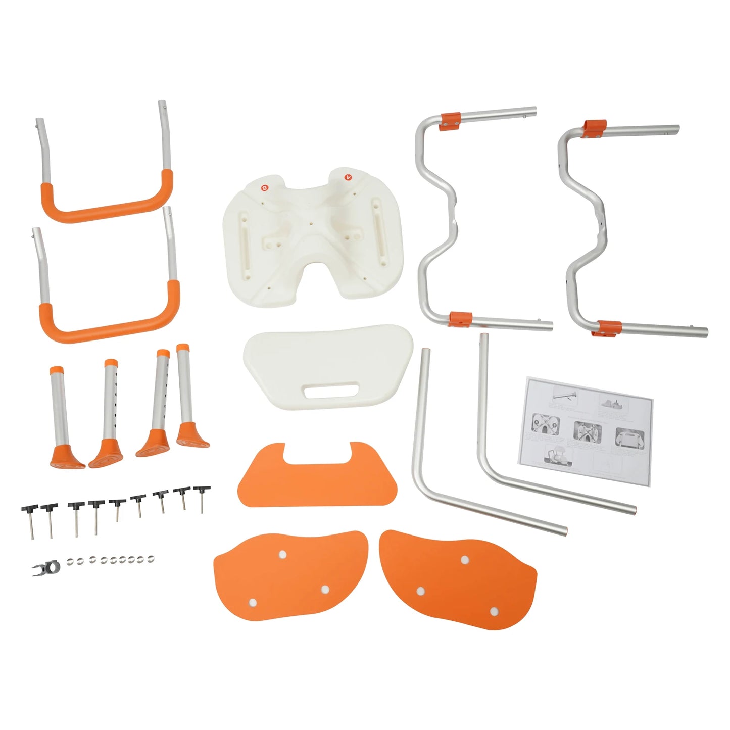 Opvouwbare Douchestoel met Armleuningen en Rugleuning – Verstelbaar & Antislip