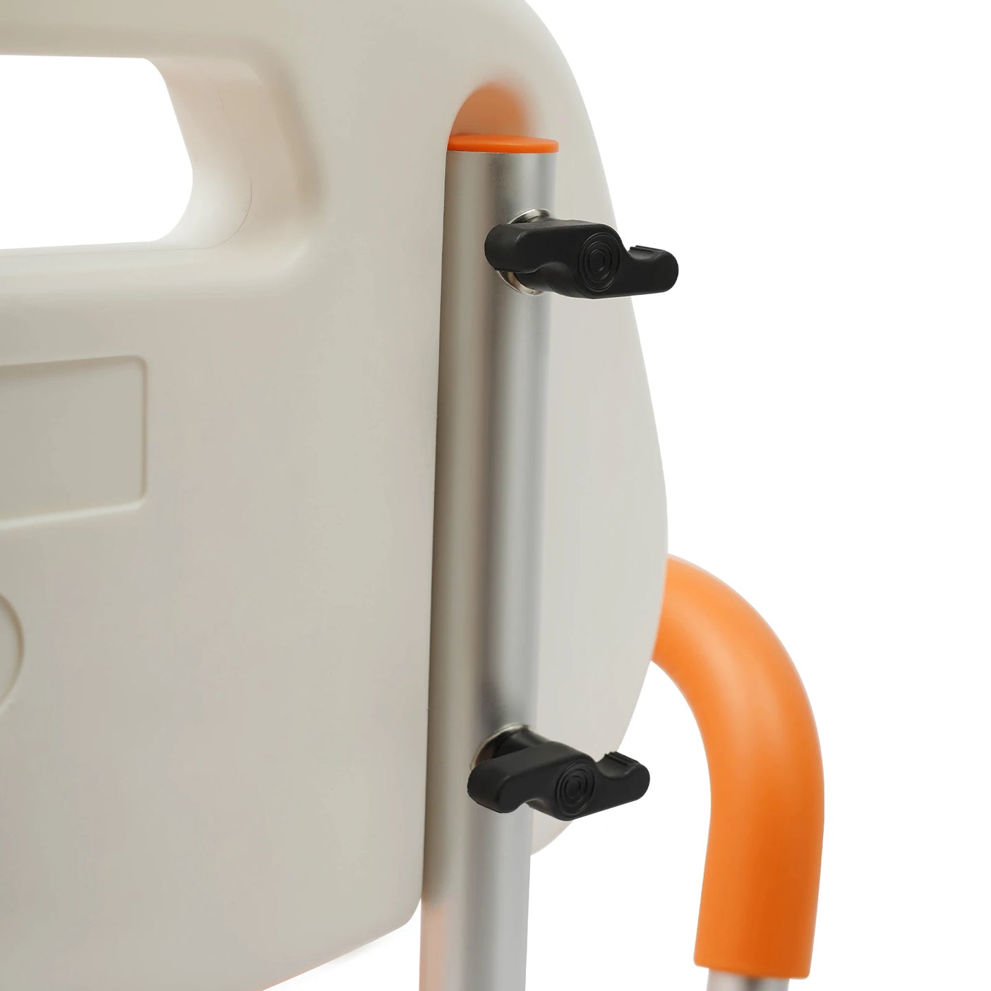 Opvouwbare Douchestoel met Armleuningen en Rugleuning – Verstelbaar & Antislip