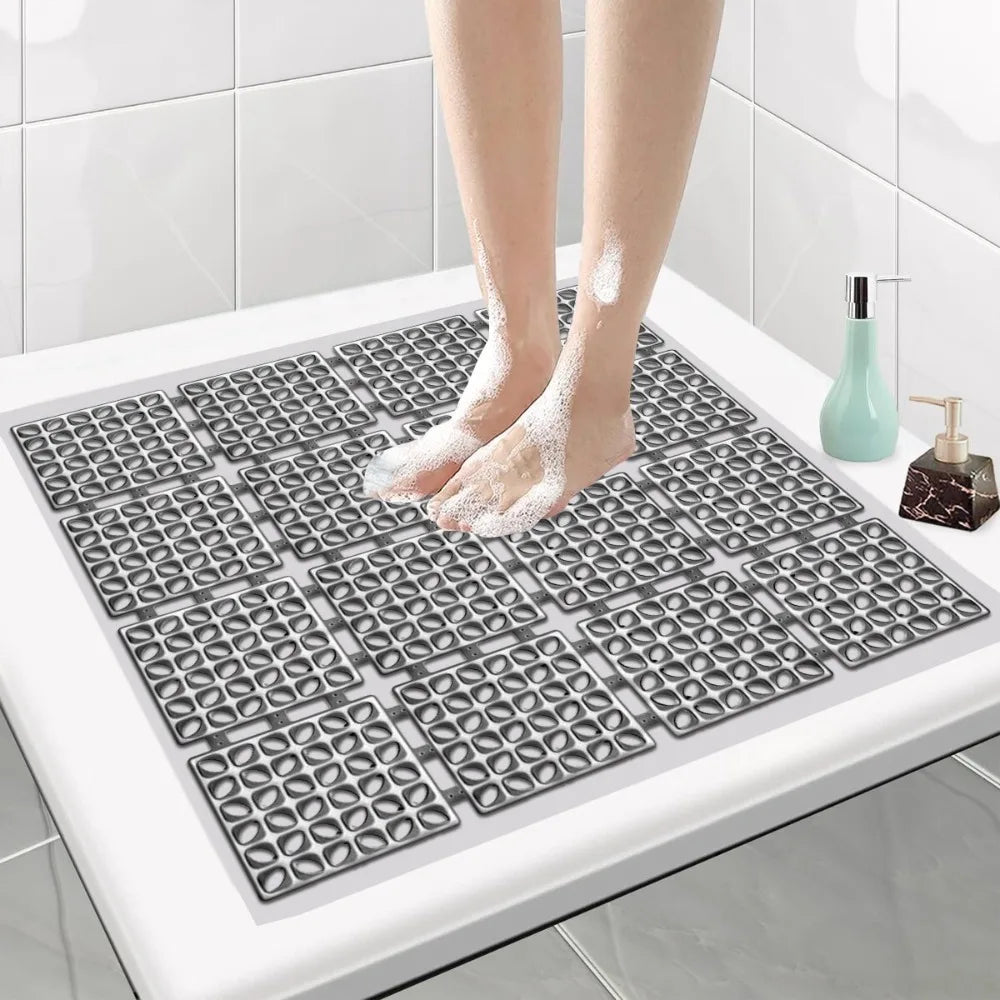 Antislip Douchemat 60x60 cm met Zuignappen – Veilig Douchen zonder Uitglijden