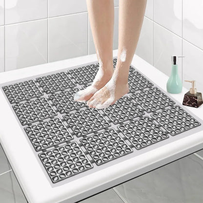 Antislip Douchemat 60x60 cm met Zuignappen – Veilig Douchen zonder Uitglijden