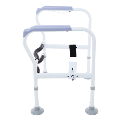 Toilet Veiligheidsbeugels – Vrijstaand Toiletframe met Armleuningen (Verstelbaar)