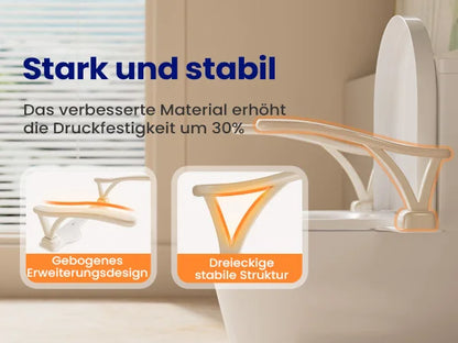 Toiletveiligheidsrails met Opvouwbare Handgrepen | Extra Steun bij Opstaan