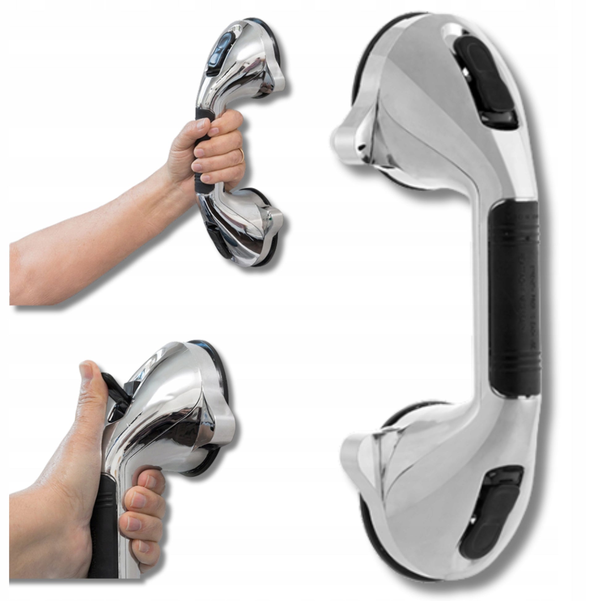 Drie hoeken van de douche-handgreep 